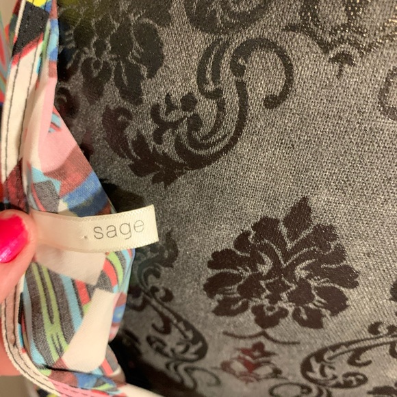 Multi colored short SAGE dress - Picture 7 of 9